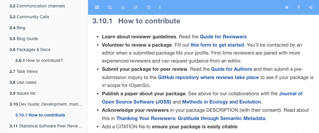 screenshot of Chapter 3: Dev Guide, How to contribute